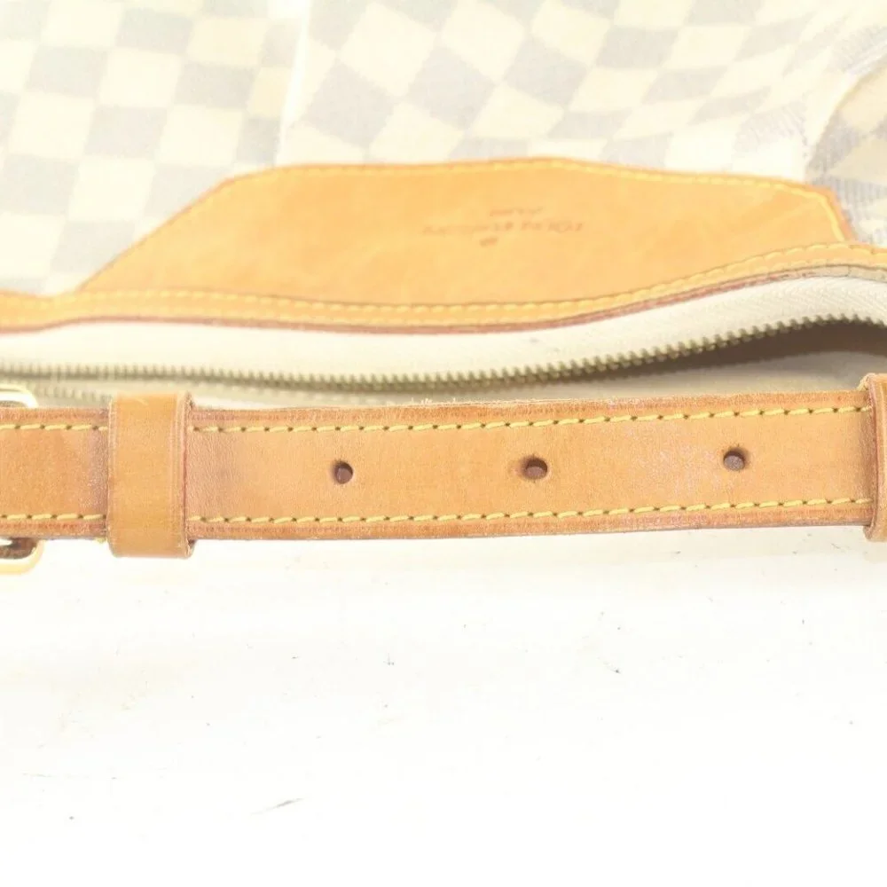 Louis Vuitton Siracusa Shoulder Bag PM White Leather 8LV919k